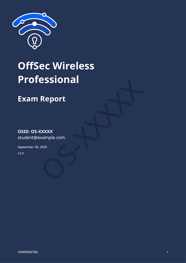تقرير امتحان OffSec OSWP