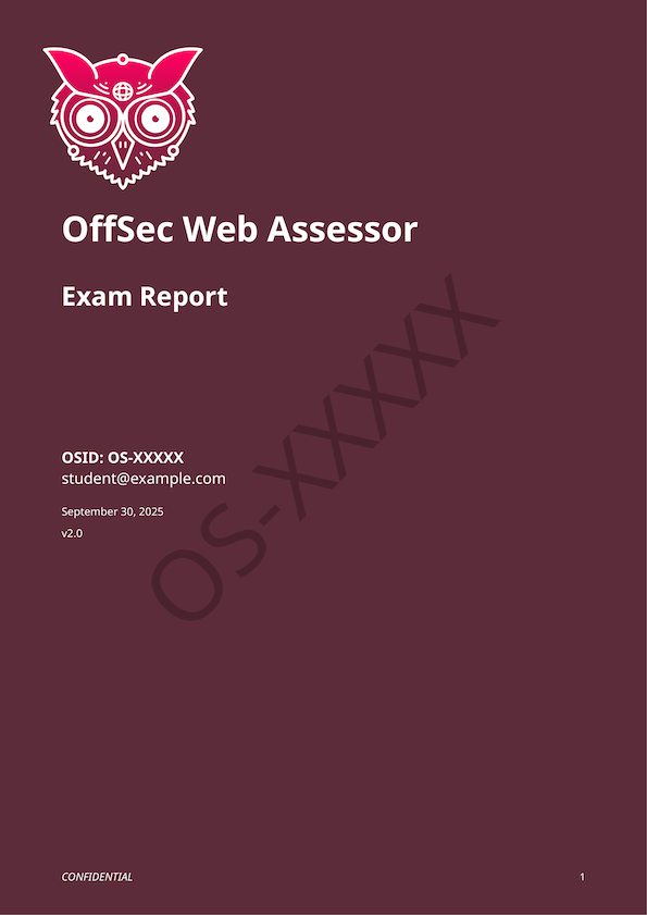 تقرير امتحان OffSec OSWA