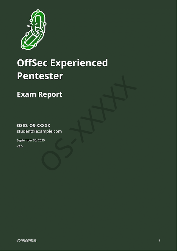 تقرير امتحان OffSec OSEP