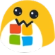 Emoji d'un Windows qui mange un bobo