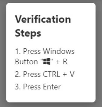 Pasos de verificación