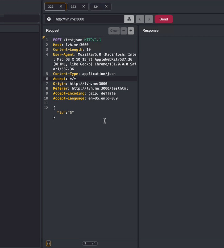 Quick Menu usage demonstration