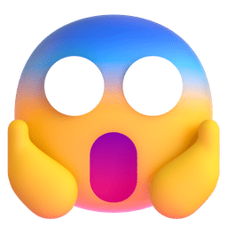 وجه يصرخ من الخوف