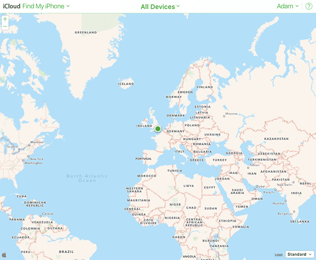 Encontre meu iPhone na Embaixada do Equador