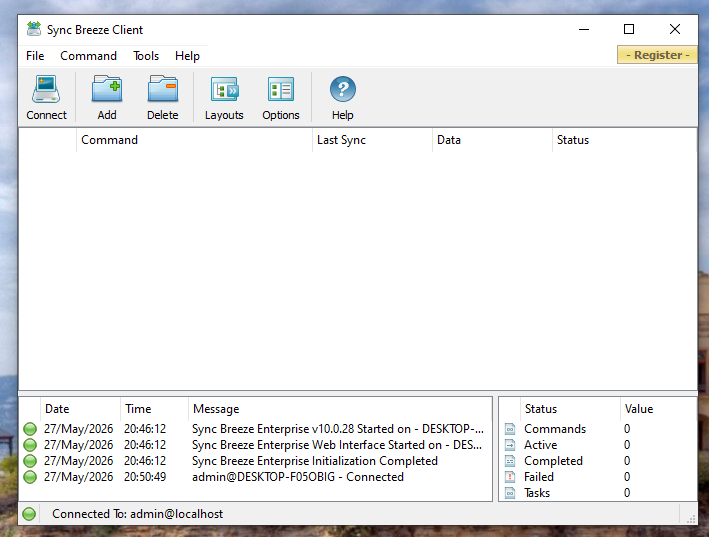 عميل Sync Breeze