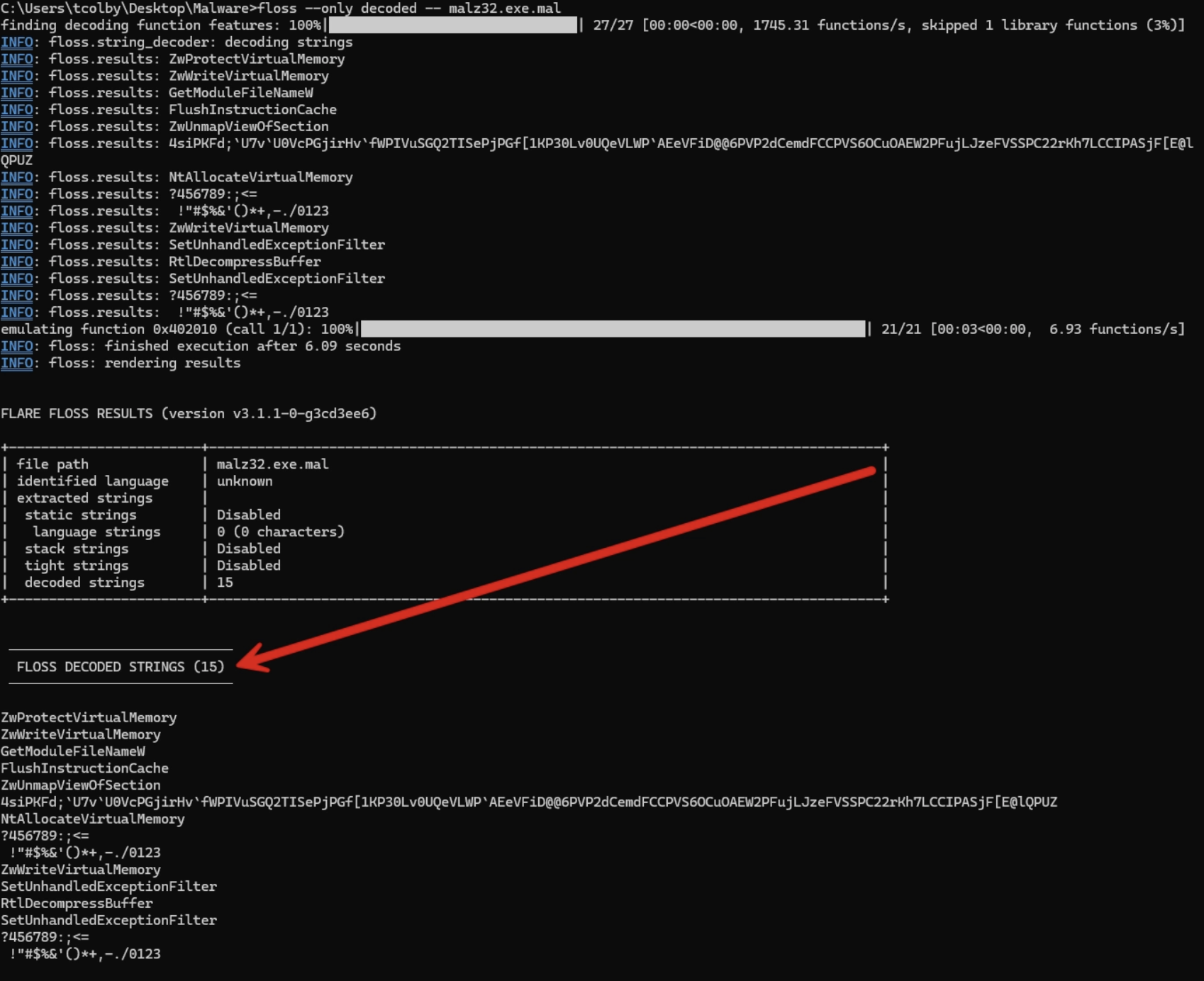 Statische Malware-Analyse
