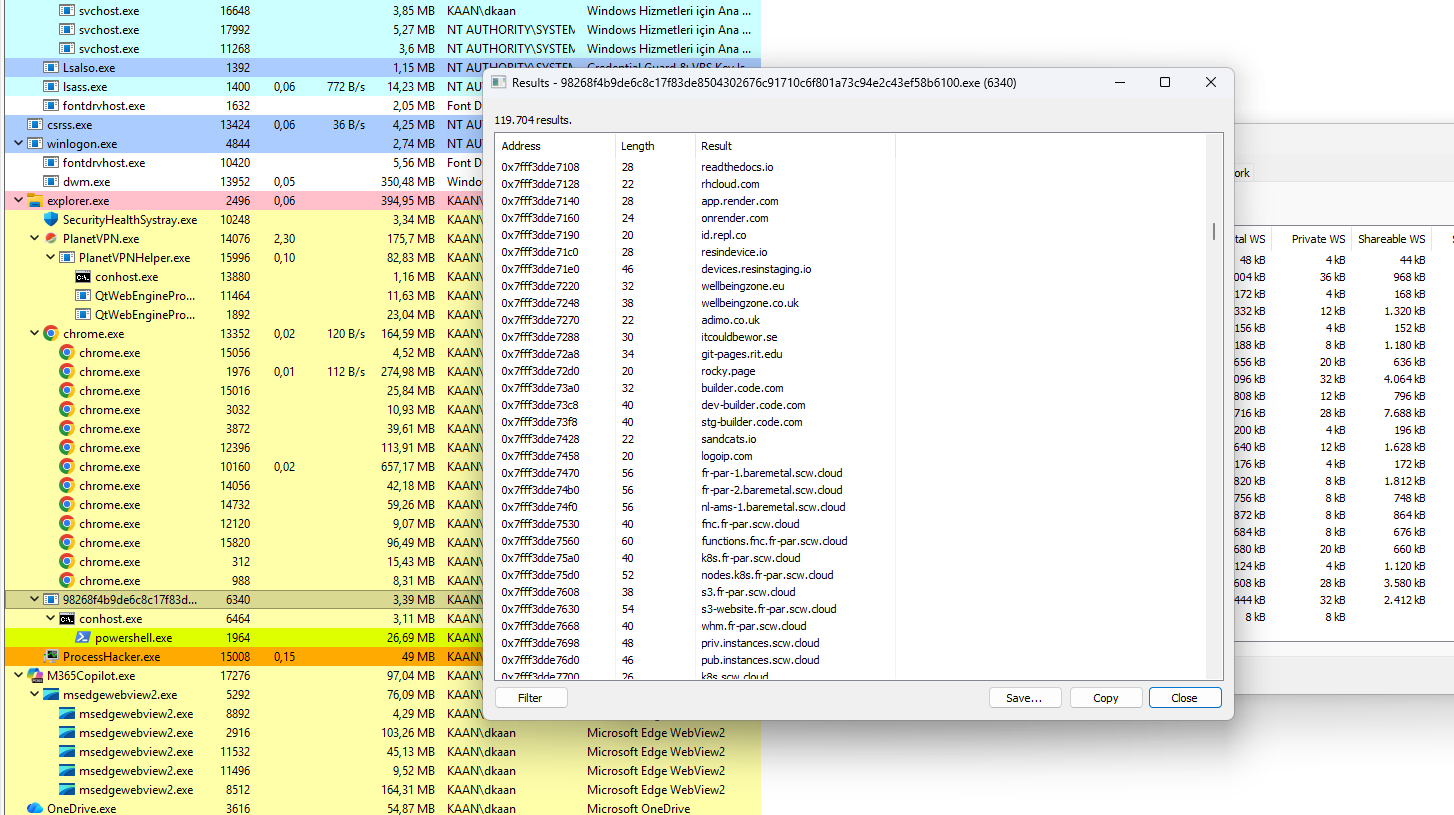 GCleaner ドロッパー C2 ドメイン