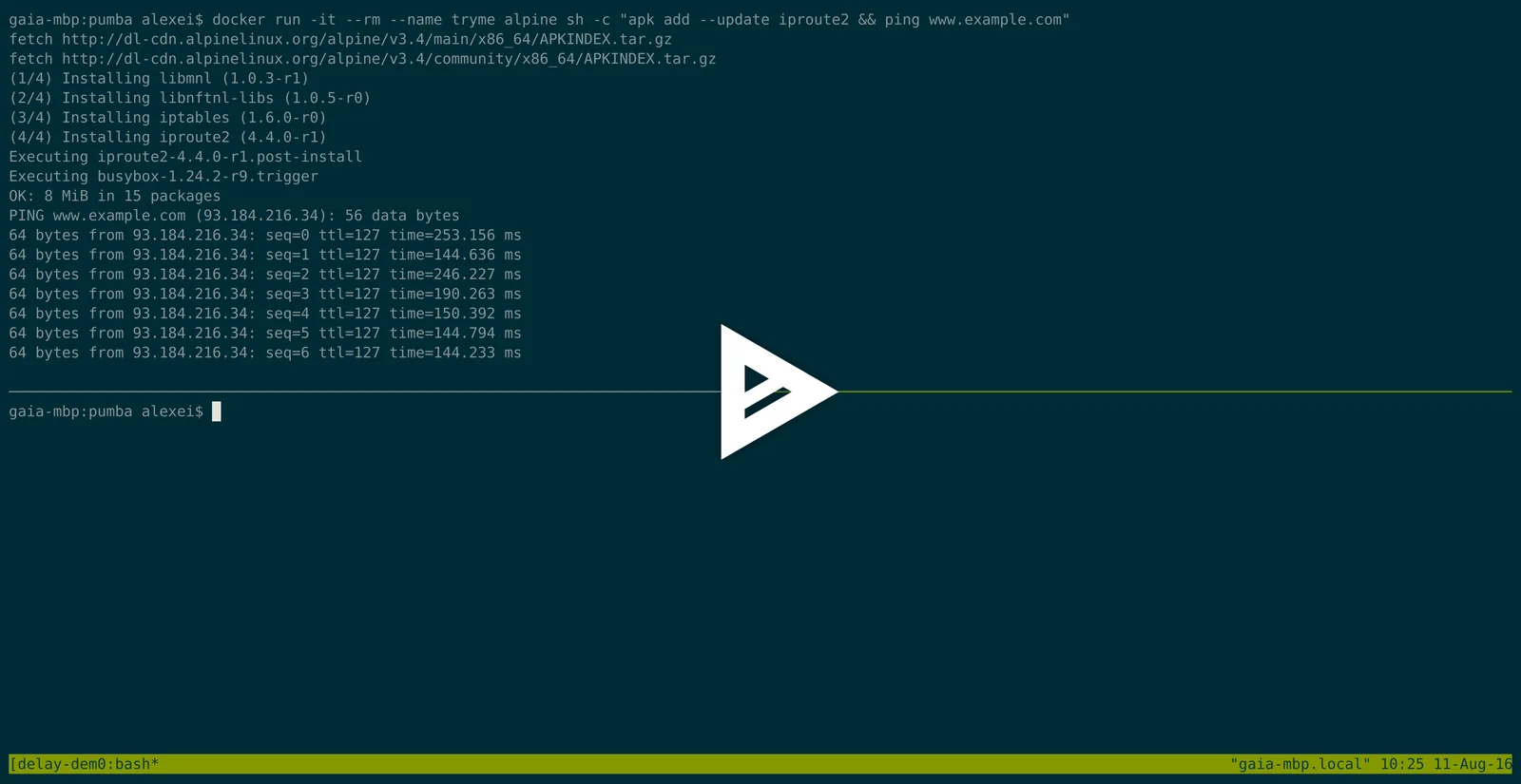 asciicast