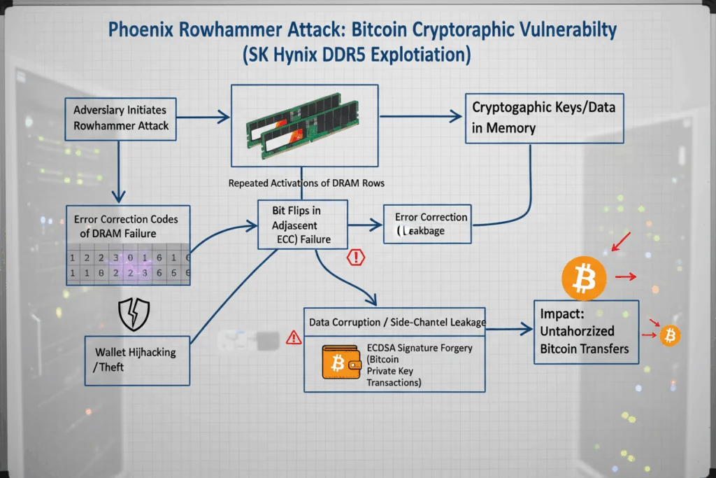 Phoenix Rowhammer Attack: A systemic risk of compromising Bitcoin wallet private keys in the global blockchain infrastructure due to a critical vulnerability in SK Hynix DDR5 (CVE-2025-6202)