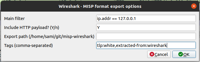 Plugin options