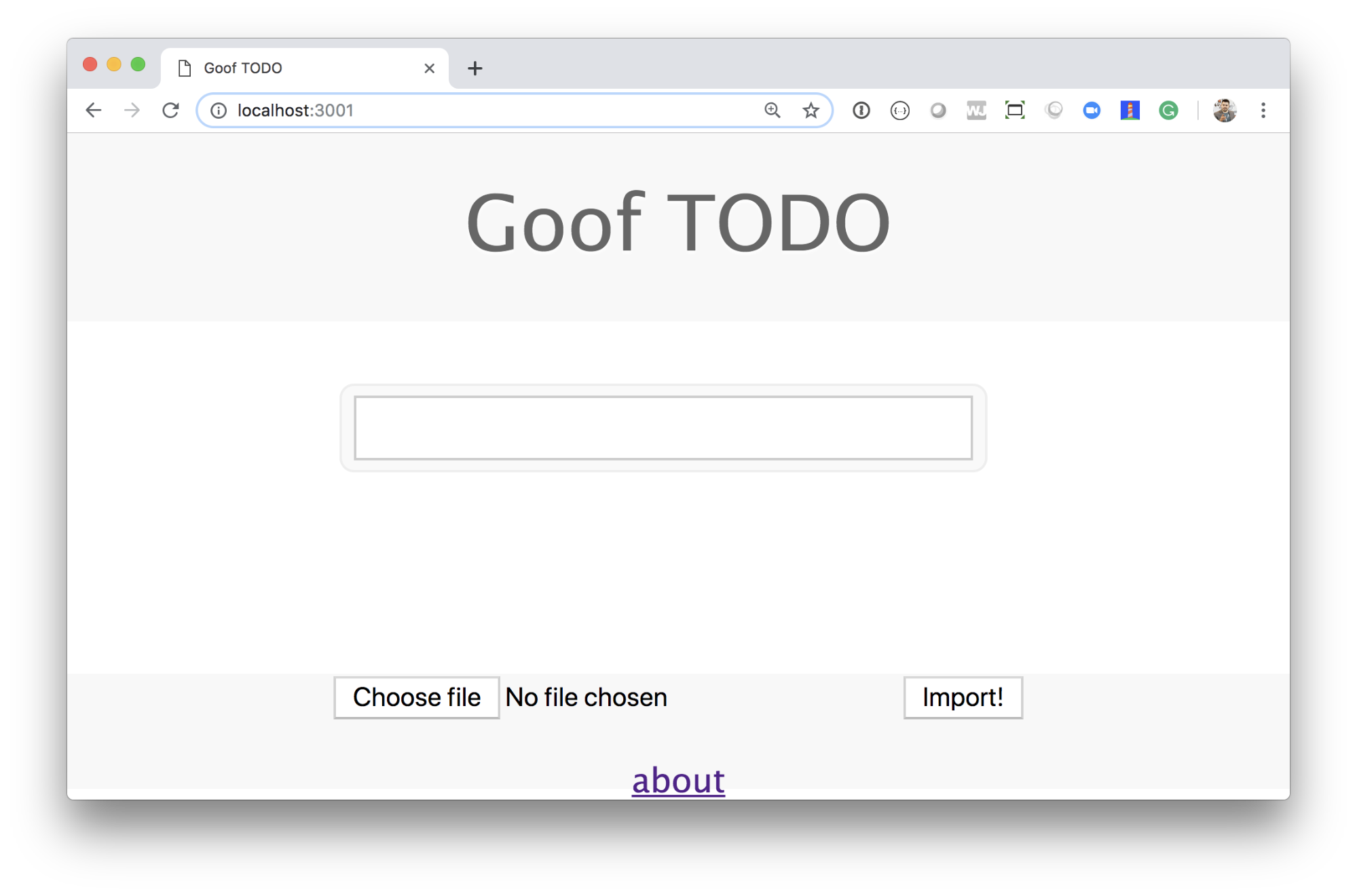 Goof 홈페이지