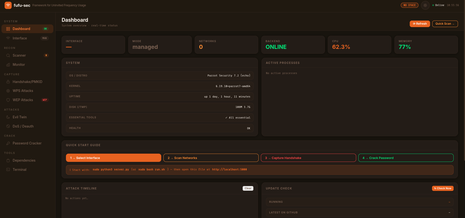 fufu-sec Dashboard