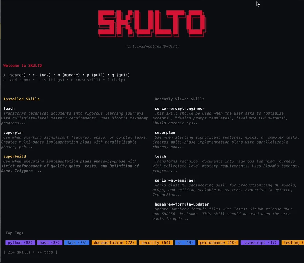 Skill verwalten Demo
