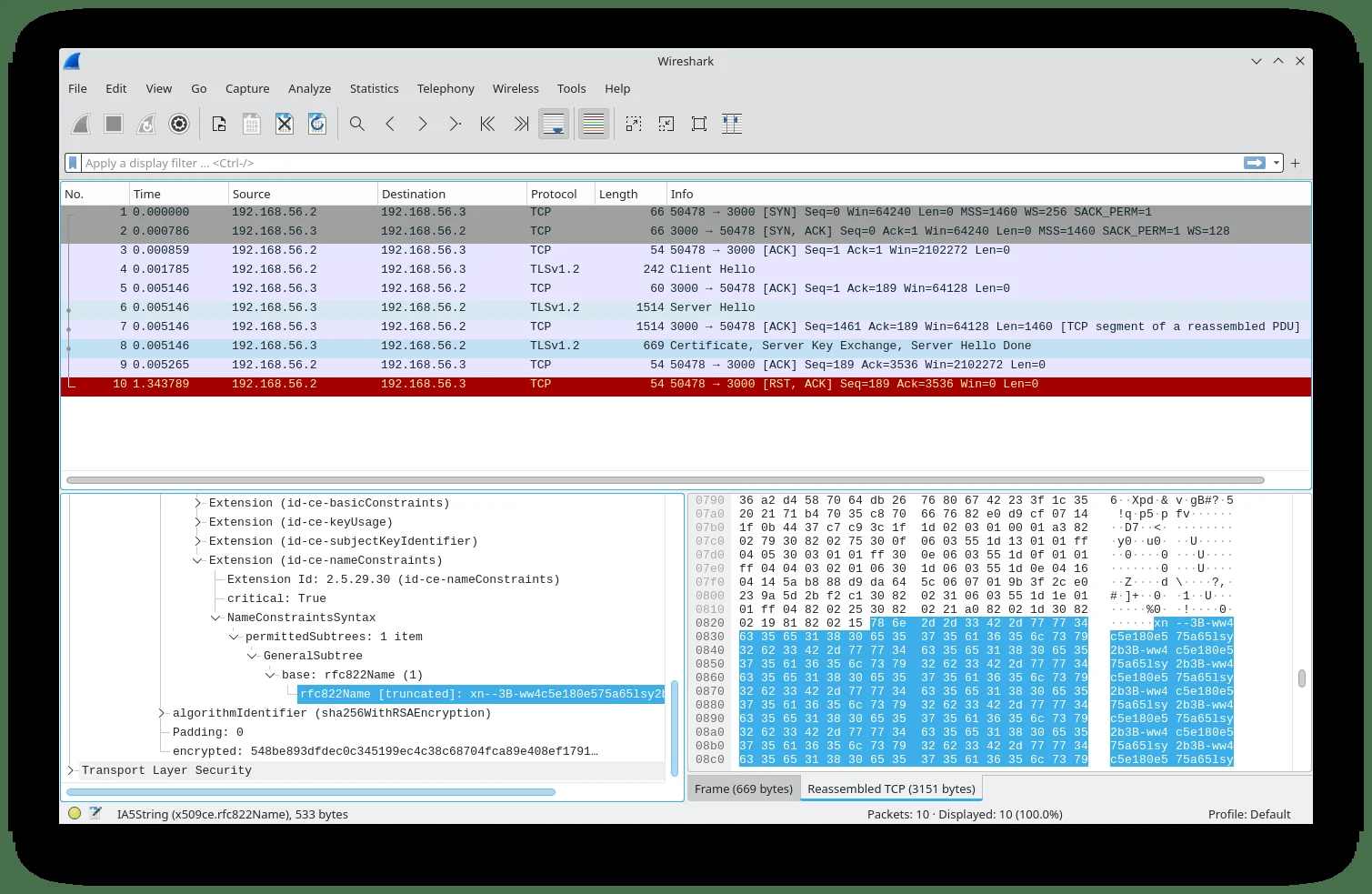 SpookySSL PCAP SpookySSL Wireshark