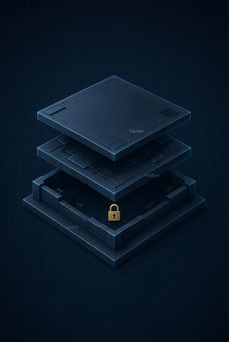 Facade, platform, shutdown guard