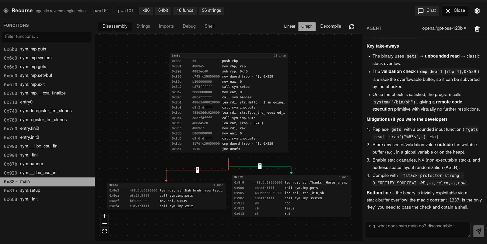 Recurse demo