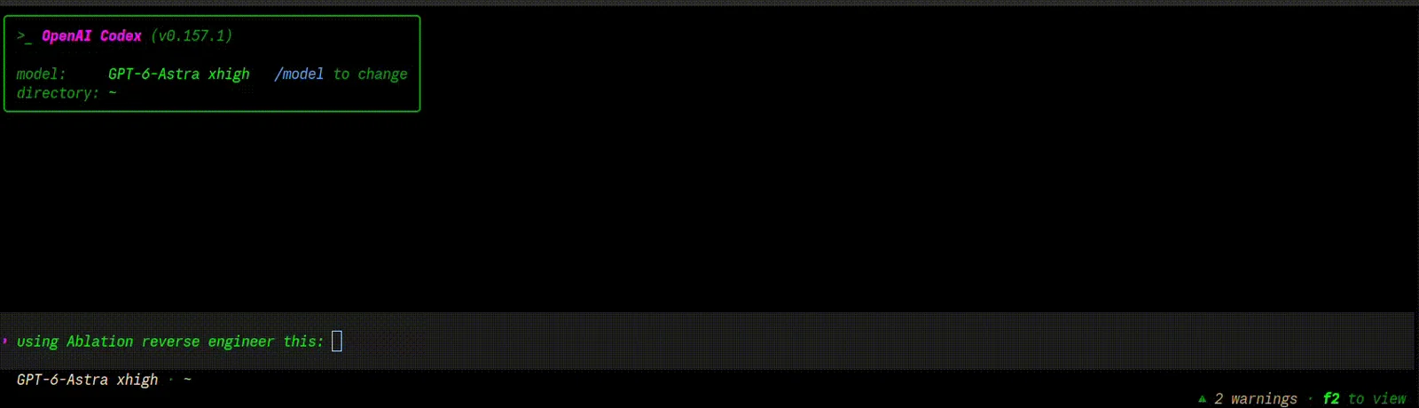 Codex demo