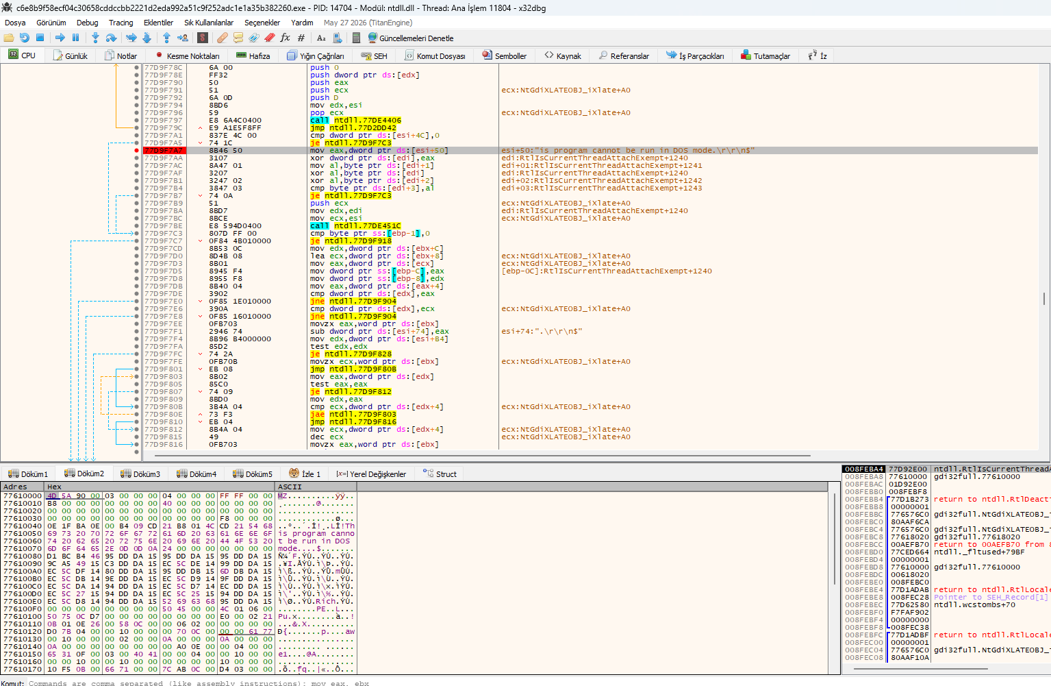 Formbook Payload XOR Decryption Loop