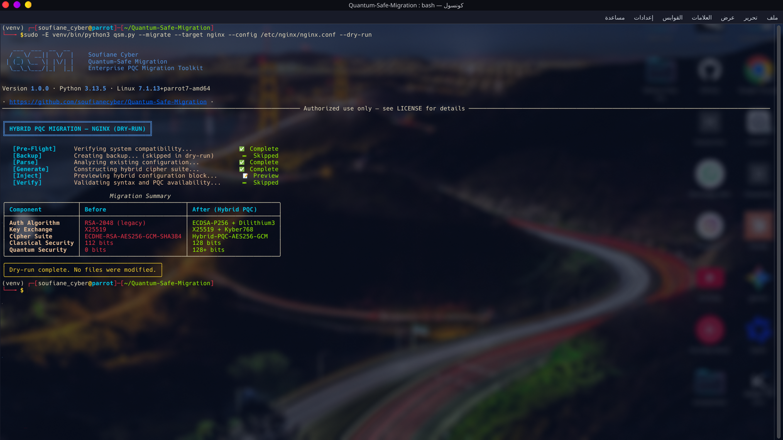 Dry-Run Migration