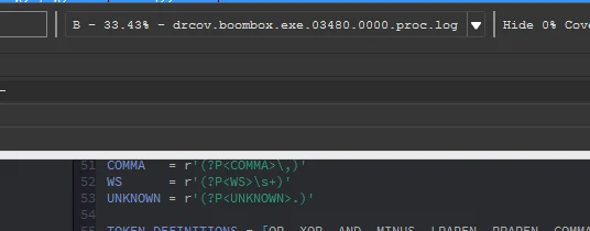 Lighthouse Coverage ComboBox