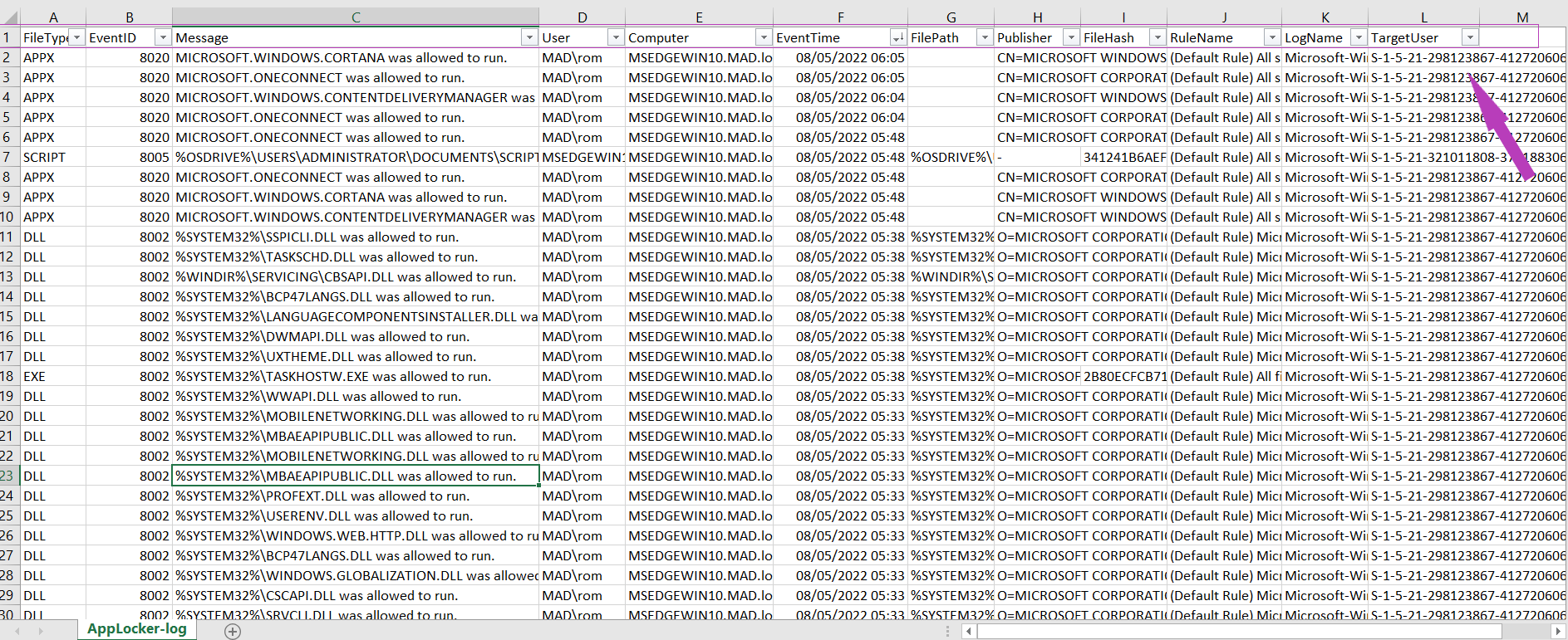 csv