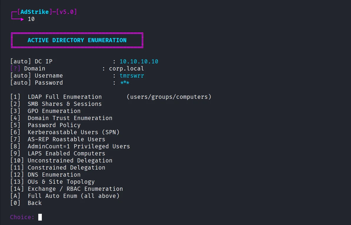 AD enumeration