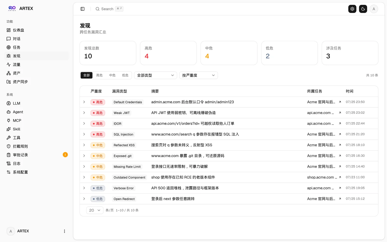 検出結果