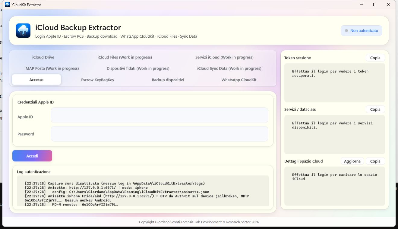 تطبيق iCloudKit Extractor