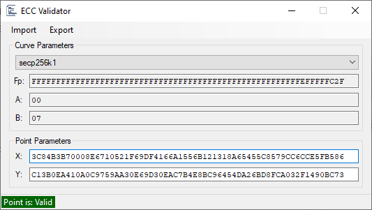ECC Validator