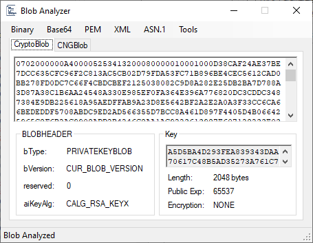 Blob Analyzer