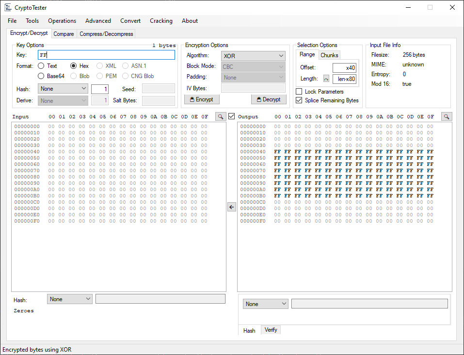 Using Range Selection