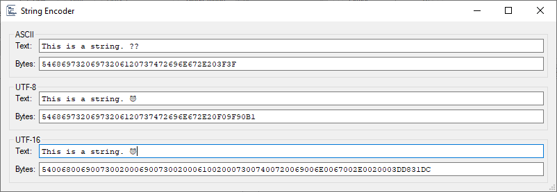 String Encoder