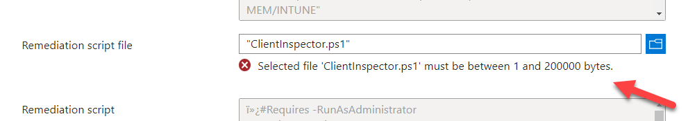 Intune-error