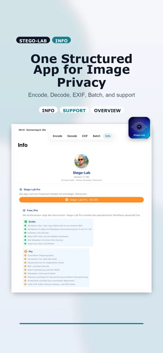 Info screenshot