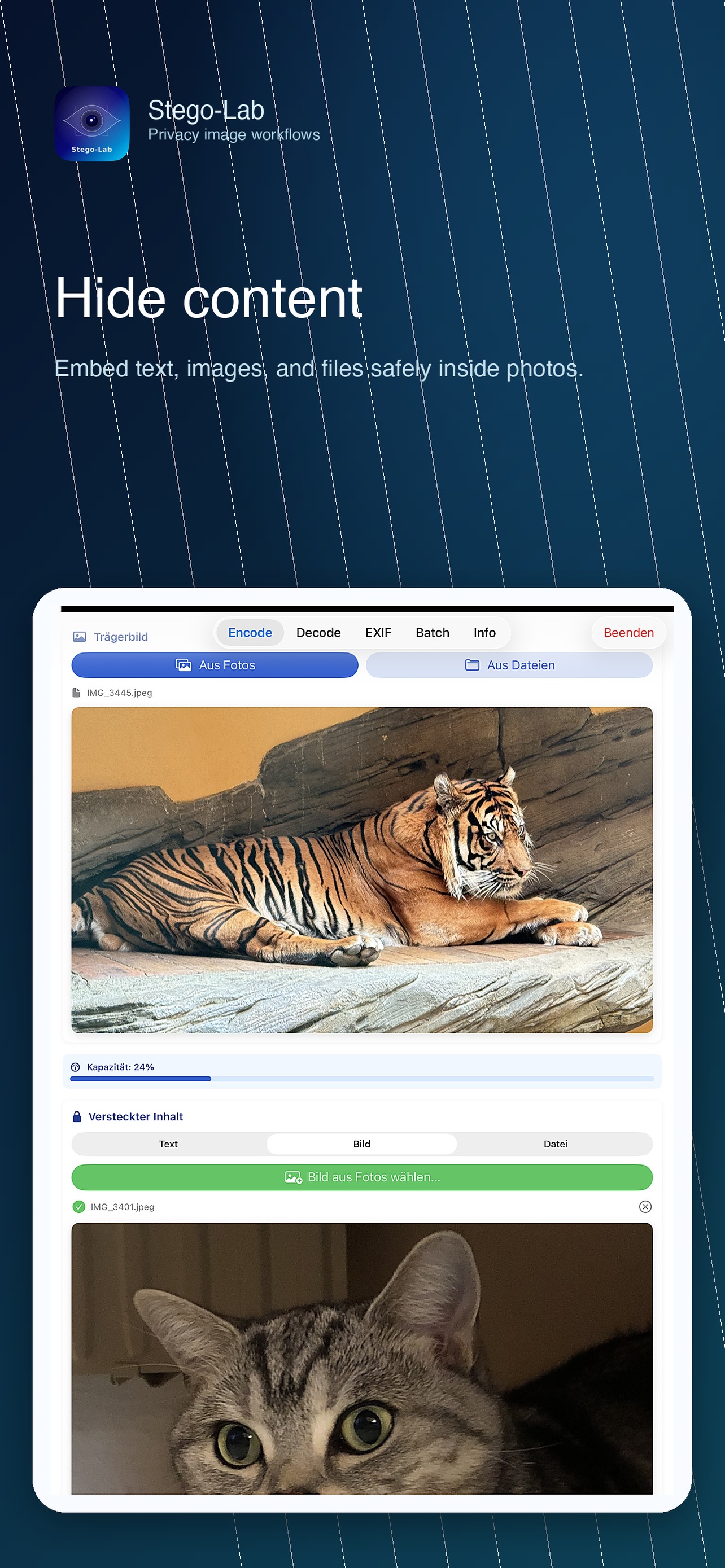 Captura de pantalla de codificar
