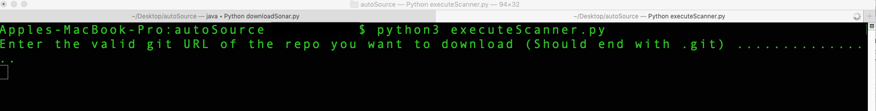 Executing SonarScanner