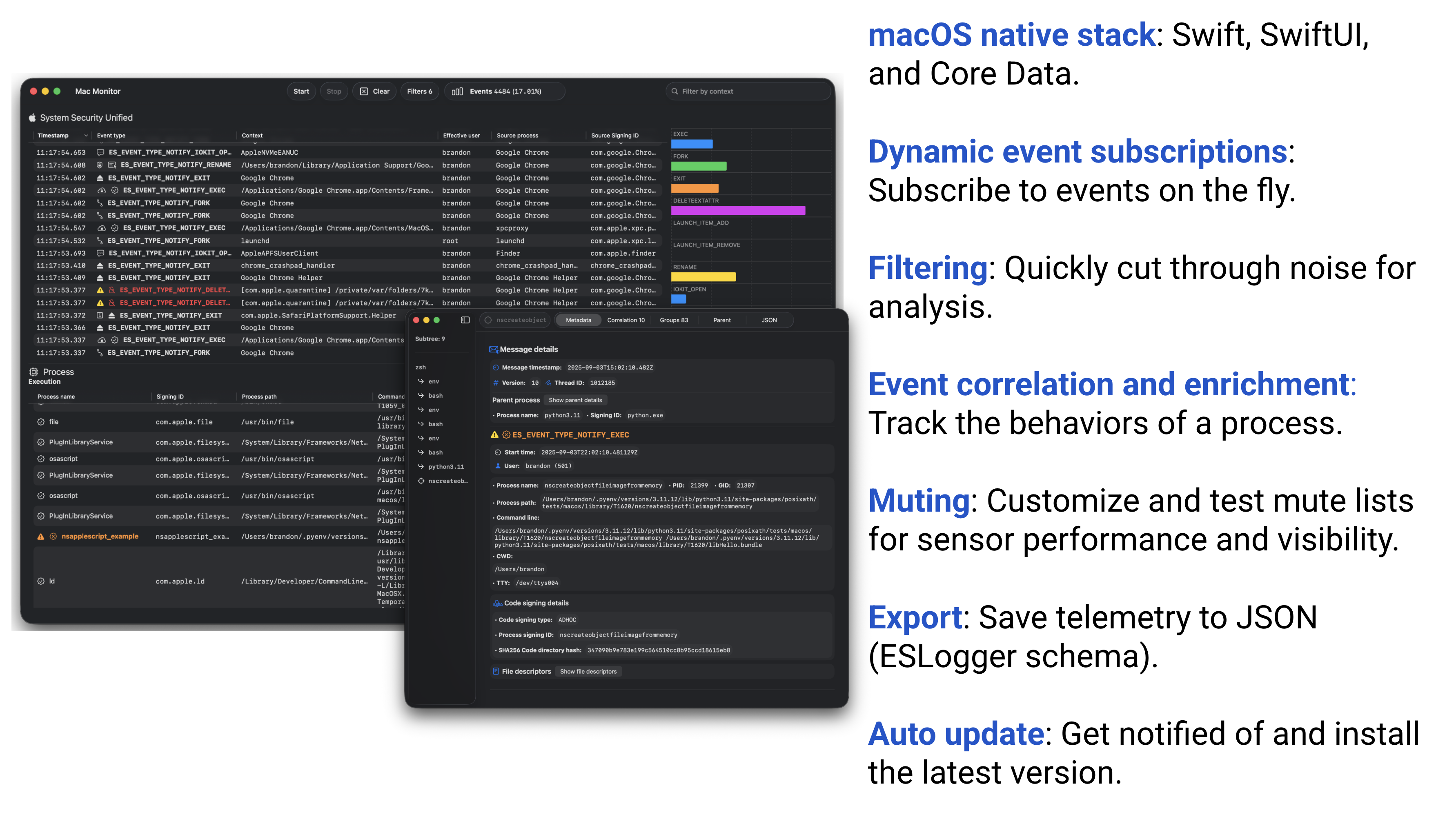 Feature overview