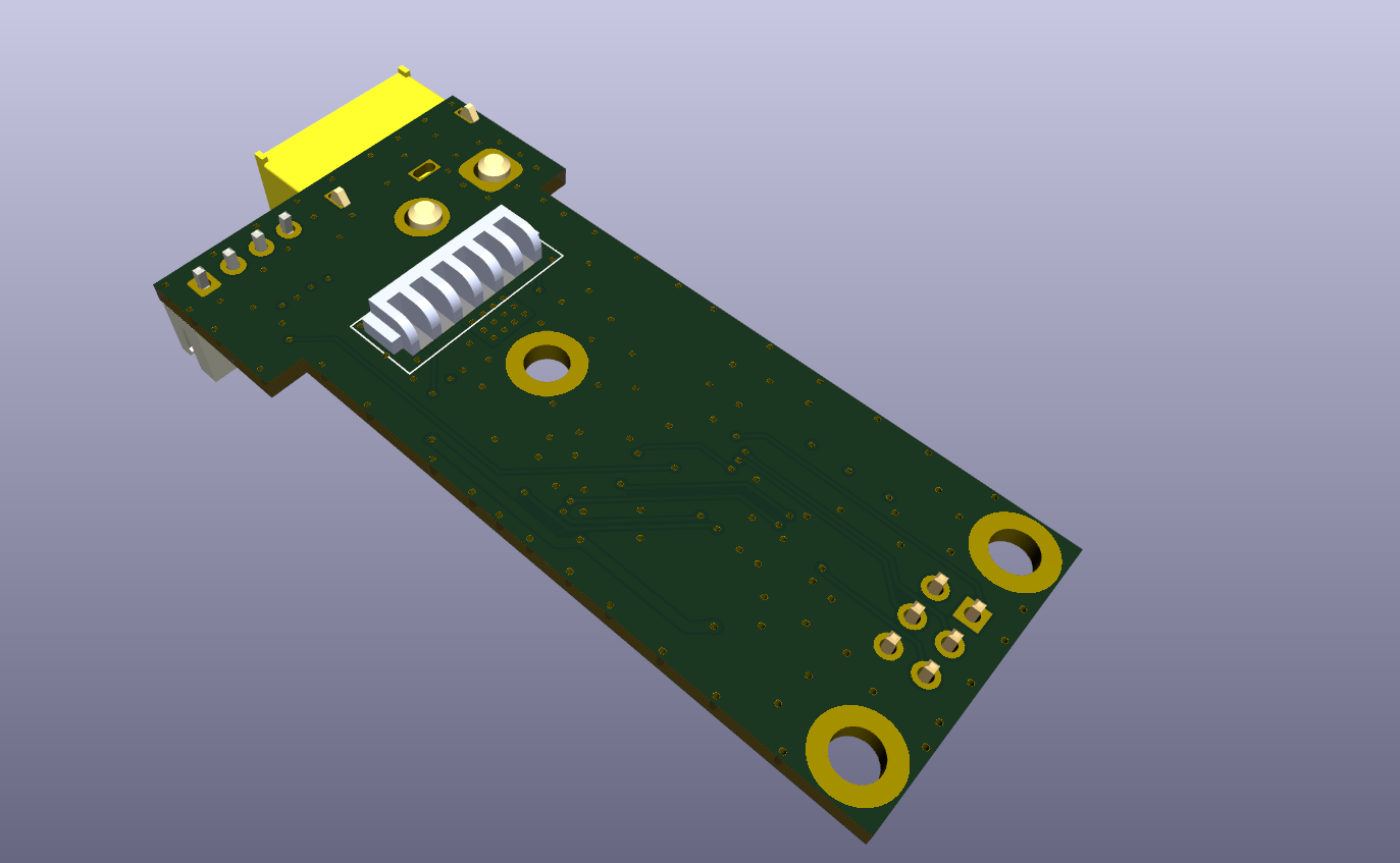PCB 3D inferior