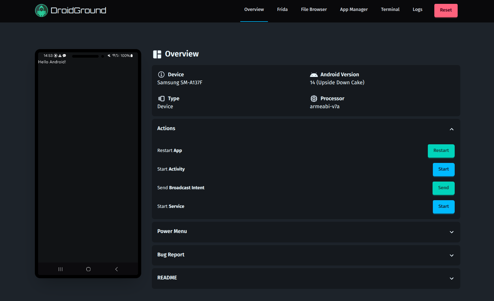 Screenshot Overview