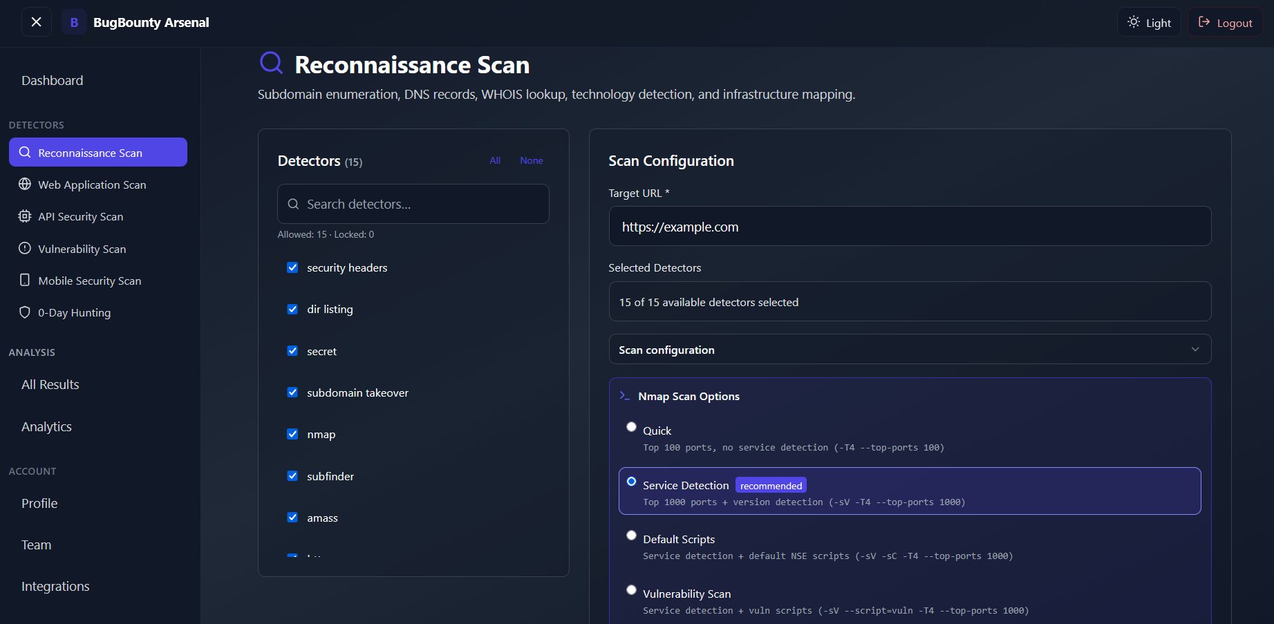 Recon Workflow