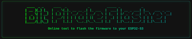 Banner del web flasher del ESP32 Bit Pirate