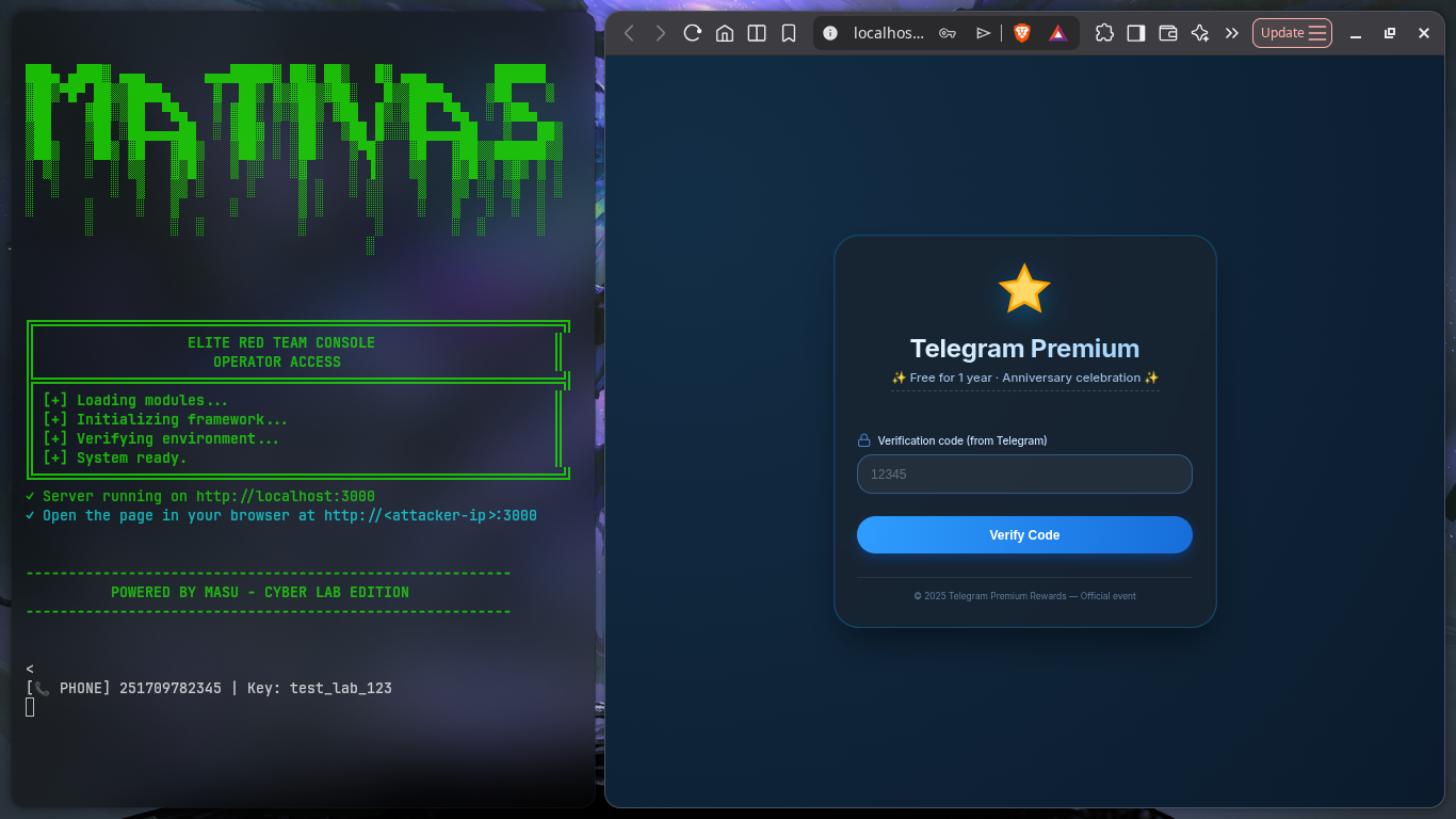 Demonstração do Simulador de Phishing no Telegram
